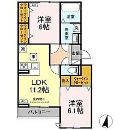 ルヴィータ森末 2階