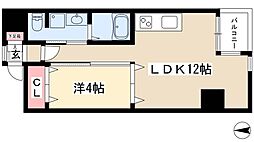 Ｔ・ＳＱＵＡＲＥ 7階1LDKの間取り
