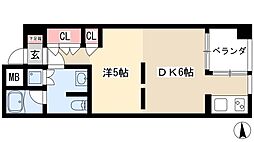 間取図画像 1DK