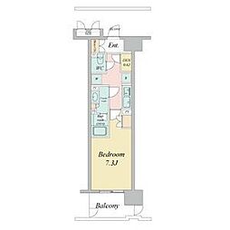 ラフィシア上前津(Rafficia Kamimaezu) 11階1Kの間取り