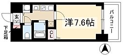 プレサンス名古屋STATIONアライブ 12階1Kの間取り