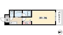 S-FORT名駅南五丁目 6階1Kの間取り