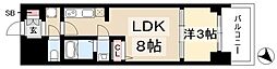 プレサンス　ジェネ　上前津 14階1LDKの間取り