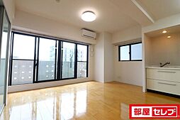 スタジオスクエア大須 9階ワンルームのリビング/ダイニング