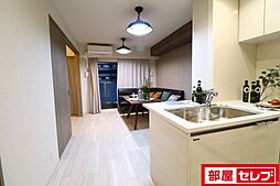 プレサンス　ジェネ　新栄町駅前　葵 12階3LDKのリビング/ダイニング