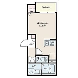間取図画像 ワンルーム