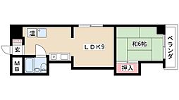 メゾンパール泉 1LDKの間取図画像