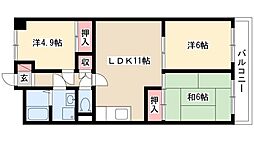間取図画像 3LDK