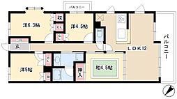 レジディア泉 3SLDKの間取図画像