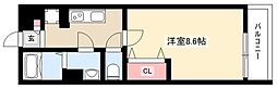 リブリ・塩池 1Kの間取図画像