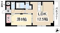 ミライエA 1LDKの間取図画像