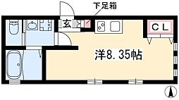 GreatJourney ワンルームの間取図画像