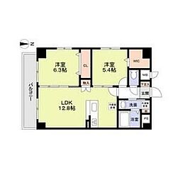 P-SQUAREShumoku3 2LDKの間取図画像