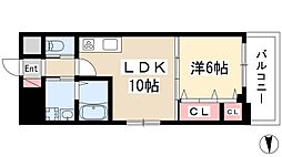 D&DesignRESIDENCE 1LDKの間取図画像
