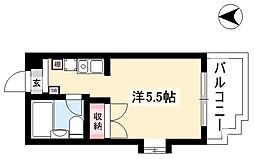 メゾン・ド・ナヴィール ワンルームの間取図画像