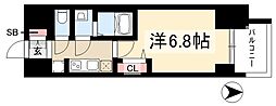 プレサンス大曽根駅前ファースト 1Kの間取図画像