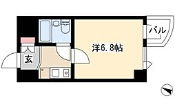 ライオンズマンション丸の内第5 1Kの間取図画像