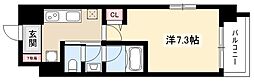 CITYSPIRE名古屋本陣 1Kの間取図画像
