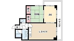 アベニュー泉 2LDKの間取図画像