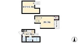 エルソルイワツカ 1SKの間取図画像