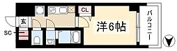 PRESSANCEFUKIAGEEKIMAEETERNO 1Kの間取図画像