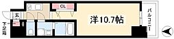 CRESTTAPP金山 1Kの間取図画像