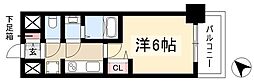 メイクスアート大曽根 1Kの間取図画像