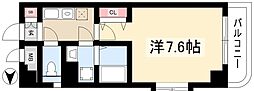現代ハウス黄金 1Kの間取図画像
