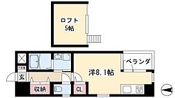 ワイズ東別院 ワンルームの間取図画像