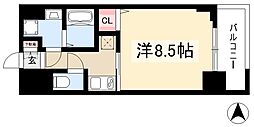 S-RESIDENCE平安通 1Kの間取図画像