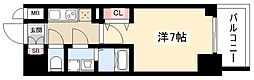 S-RESIDENCE名駅North2 1Kの間取図画像