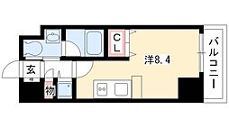 LIVCITY ワンルームの間取図画像
