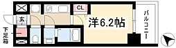 メイクスアート大曽根 1Kの間取図画像