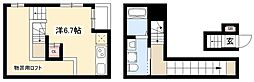 RadIAnce向陽 ワンルームの間取図画像