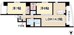 さくらヒルズフジミ 2LDKの間取図画像