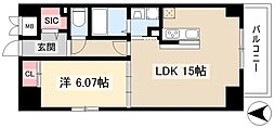 GRAN DUKE千代田aigle 1LDKの間取図画像