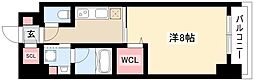 MAXIVカミナゴヤ 1Kの間取図画像