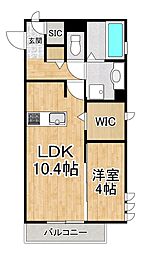間取図画像 1LDK