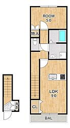 フォレスト矢倉 2階/-