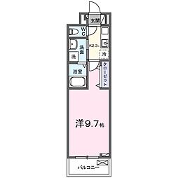 リ：ルーム南草津 3階/-