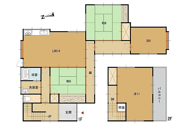 間取りを拡大表示