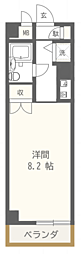 エルニド久米川 1Kの間取図画像