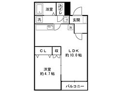 間取図画像 1LDK