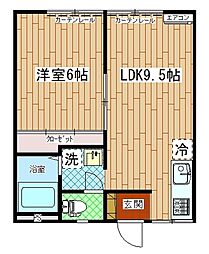 サンボアンガビレッジ2 1LDKの間取図画像