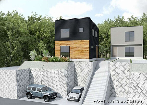 建物プランイメージパース（分譲地全体）