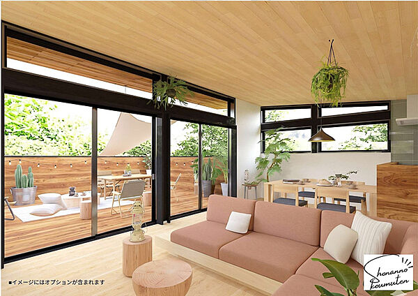 参考プラン室内パース　建物参考価格3800万円