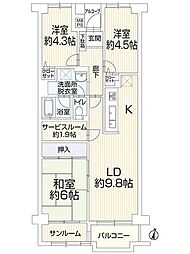 間取図画像 3SLDK