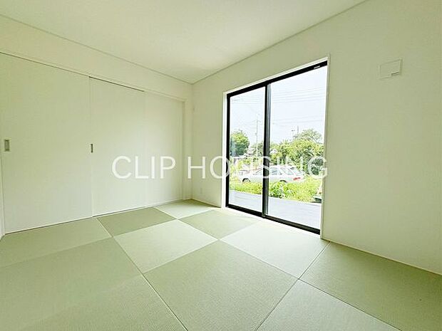 畳は今風の琉球畳へと変更されました！和モダンな落ち着きのある空間となっています。