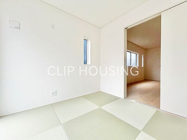 1部屋あると便利な和室も、琉球畳を使うとぐっとモダンになりますね。