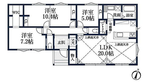 間取りを拡大表示